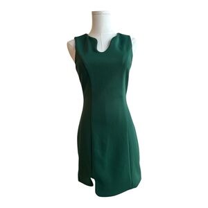 SFC7 Elegant Green Sleeveless Dress Size Small
